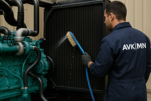 چگونه سیستم خنک‌کننده دیزل ژنراتور را تمیز کنیم؟